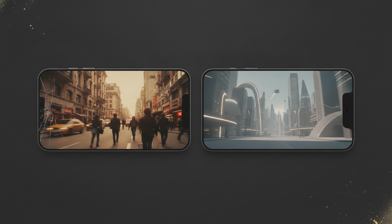 text-to-video vs own footage